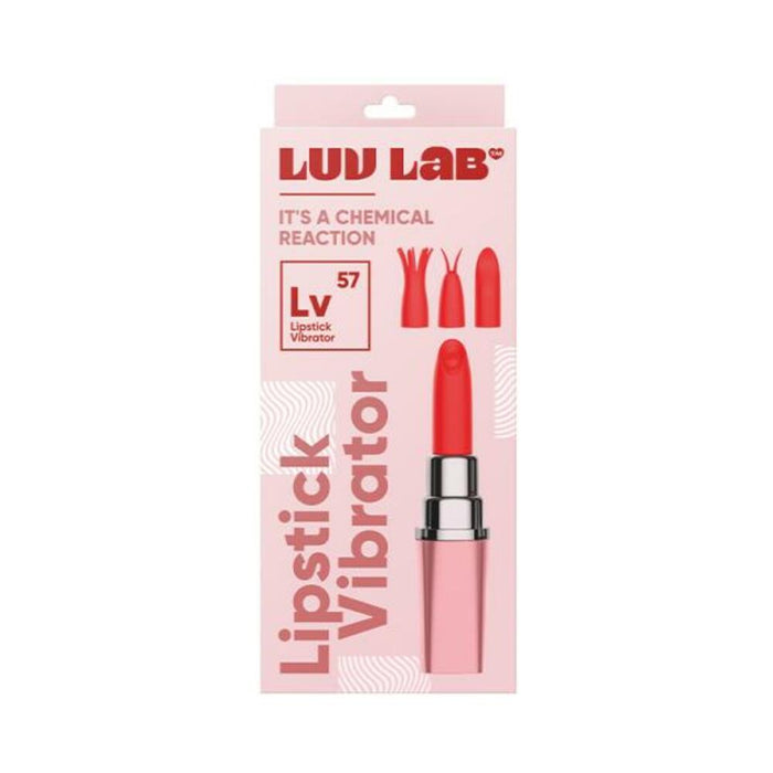 Luv Lab Lv57 Lipstick With 3 Silicone Heads Light Pink | SexToy.com