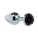 Lux Active Rose Metal Butt Plug 3.5 In. Black - SexToy.com