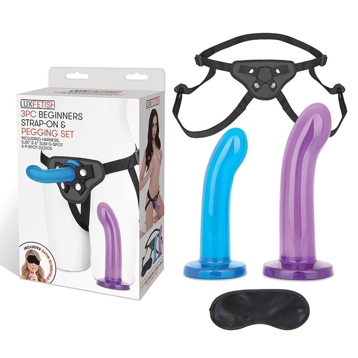 Lux Fetish Beginners Strap-on Pegging Set - SexToy.com