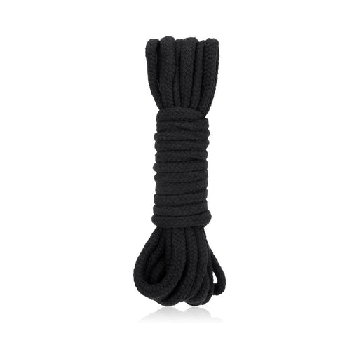 Lux Fetish Bondage Rope 16 Ft/5 M - Black - SexToy.com