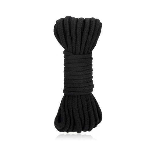 Lux Fetish Bondage Rope 33 Ft/10 M - Black - SexToy.com