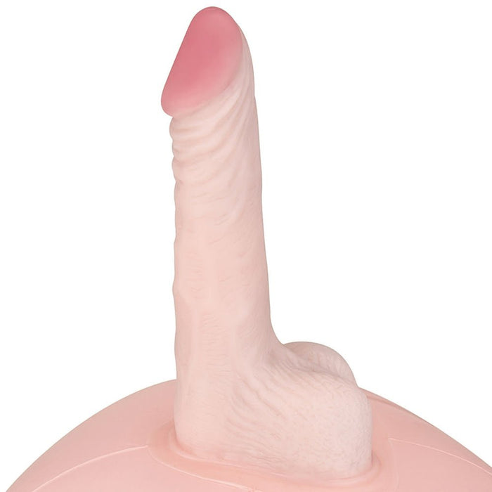 Lux Fetish Inflatable Sex Ball With Vibrating Realistic Dildo - SexToy.com