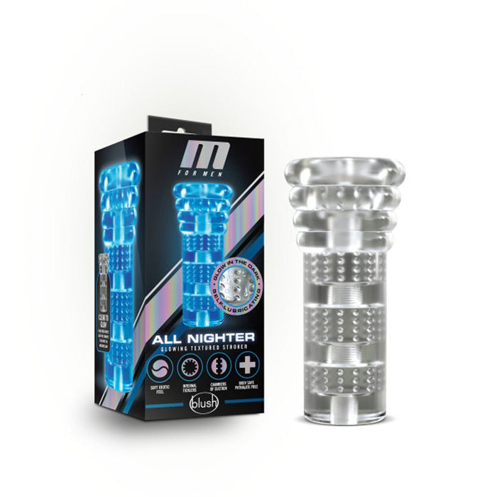 M For Men Soft And Wet All Nighter Stroker Clear - SexToy.com