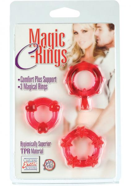 Magic C Rings Set Of 3 Red | SexToy.com