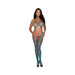 Magic Silk Seamless Bandeau Top Catsuit With Toe Loops Teal O/s - SexToy.com
