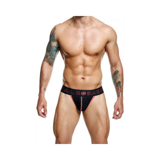 Male Basics Neon Thong Coral Md - SexToy.com