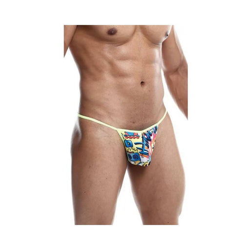 Male Basics Sinful Hipster Music T Thong G-string Print Md - SexToy.com