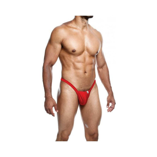 Male Basics Y Buns Thong Red Lg - SexToy.com