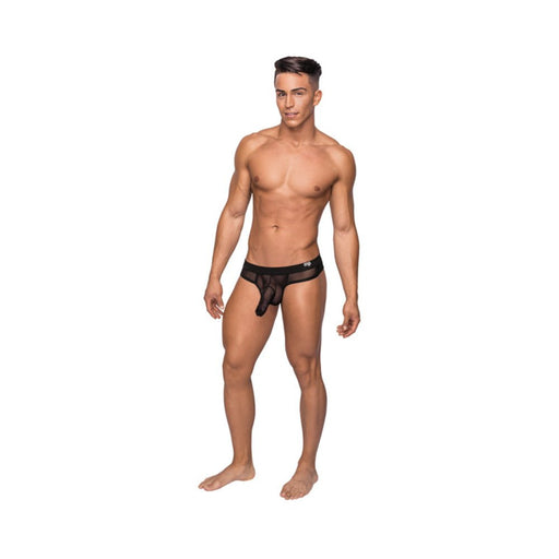 Male Power Hoser Hose Thong Black Lx | SexToy.com
