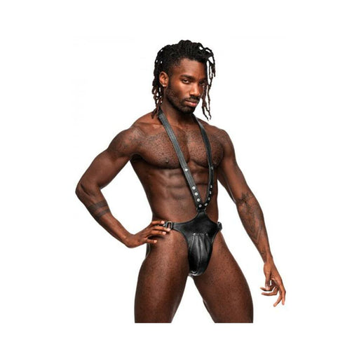 Male Power Men's Leather Capricorn Black O/s | SexToy.com