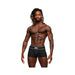 Male Power Modal Rib Pouch Short Black L | SexToy.com