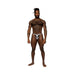 Male Power S'naked Criss Cross Thong Silver/black L/xl | SexToy.com