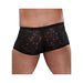 Male Power Stretch Lace Mini Shorts Black XL | SexToy.com