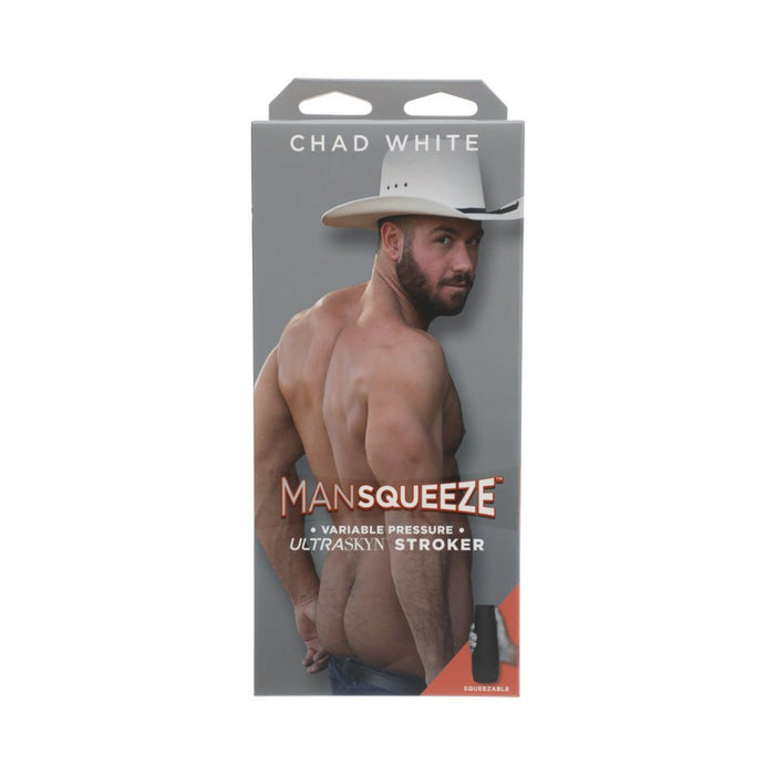 Man Squeeze - Chad White - Ultraskyn Stroker - Ass Vanilla - SexToy.com