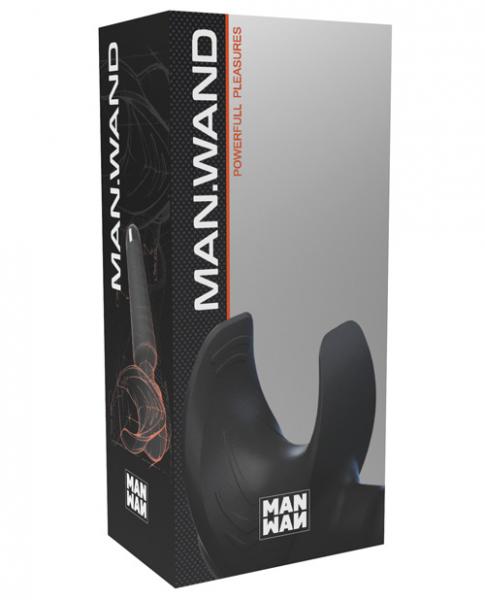 Man Wand Black Penis Head Vibrator | SexToy.com