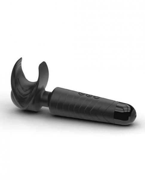 Man Wand Black Penis Head Vibrator | SexToy.com