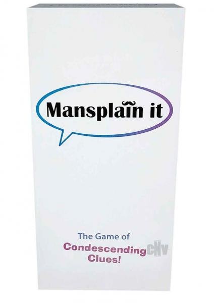 Mansplain It- The Game Of Condescending Clues! | SexToy.com