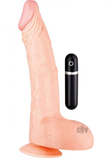 Maxx Men Vibe Curved Dong 11 inches Flesh | SexToy.com