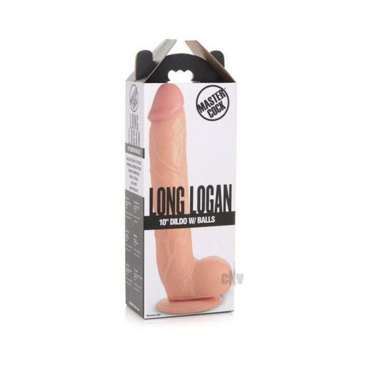 Mc Long Logan Dildo W/balls 10 Light - SexToy.com