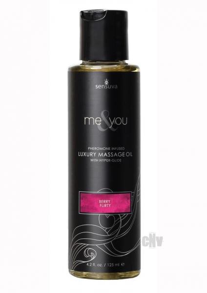 Me & You Massage Oil Berry Flirt 4.2 Oz | SexToy.com