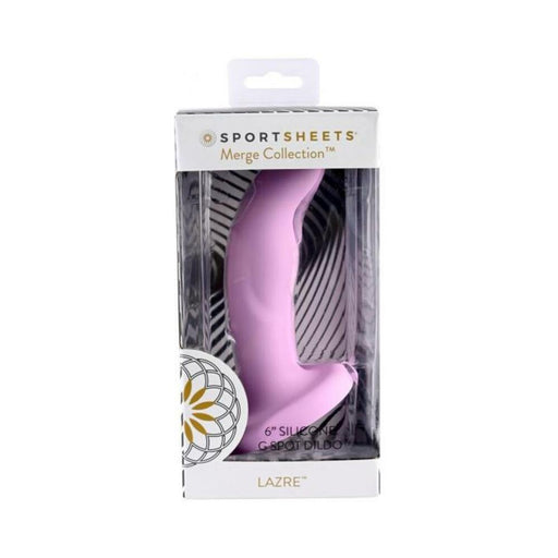 Merge Lazre 6 In. Suction Cup G-spot Dildo Pink | SexToy.com