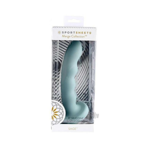 Merge Sage 8 In. Suction Cup G-spot Dildo Green | SexToy.com