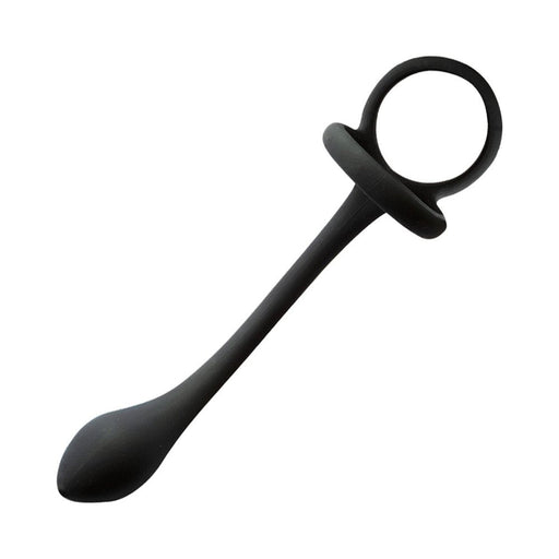 My Cockring Cockring With Weighed Buttplug Black | SexToy.com