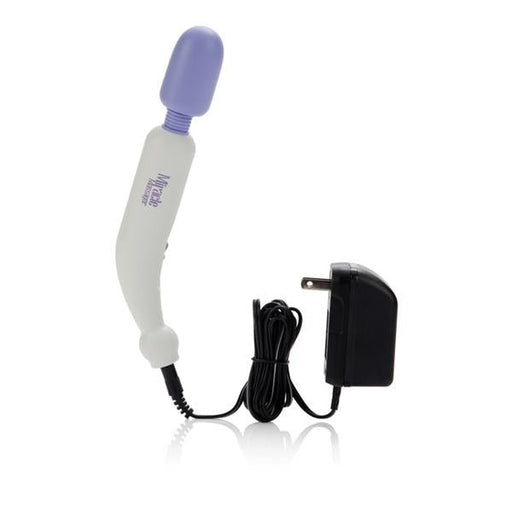 My Mini Miracle Massager Electric 2 Speed 120 Volt 8" - White/Purple | SexToy.com