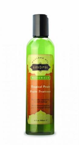 Naturals Massage Oil Tropical Fruits 8 Ounce | SexToy.com