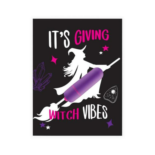 Naughty Vibes It's Giving Witch Vibes Greeting Card - SexToy.com