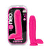 Neo Elite - 10-inch Silicone Dual-density Cock With Balls - Neon Pink - SexToy.com