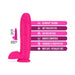 Neo Elite - 10-inch Silicone Dual-density Cock With Balls - Neon Pink - SexToy.com