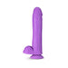 Neo Elite - 11-inch Silicone Dual-density Cock With Balls - Neon Purple - SexToy.com