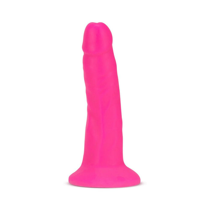 Neo Elite - 6-inch Silicone Dual-density Cock - Neon Pink - SexToy.com