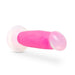 Neo Elite - Glow-in-the-dark Marquee - 8-inch Silicone Dual-density Dildo - Neon Pink | SexToy.com