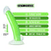 Neo Elite - Glow-in-the-dark Omnia - 7-inch Silicone Dual-density Dildo - Neon Green | SexToy.com