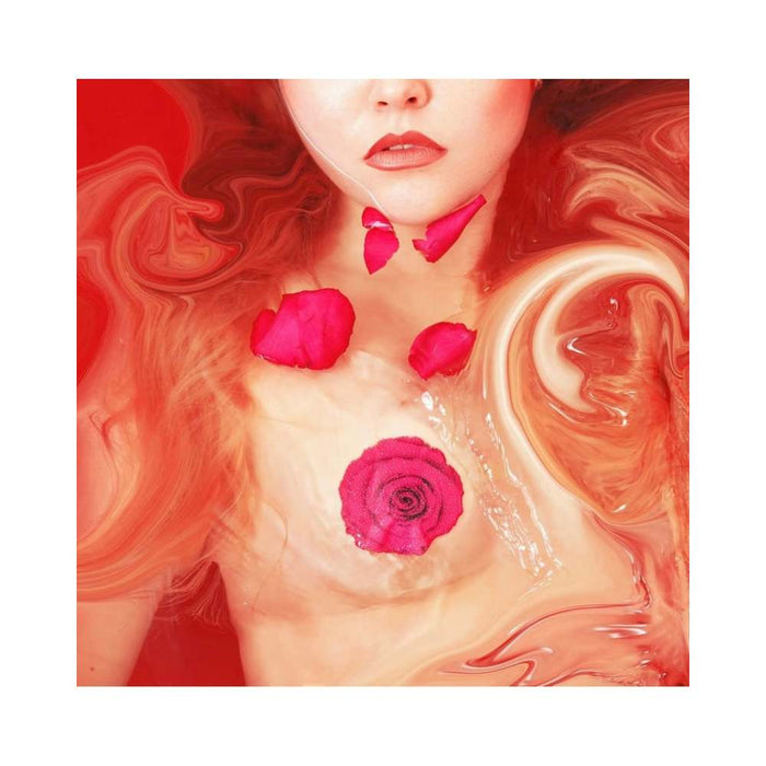 Neva Nude Pasties Enchanted Red Rose Glitter Velvet | SexToy.com