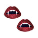 Neva Nude Pasties Vampire Lips Glitter Red | SexToy.com