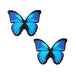 Neva Nude Pasty Butterfly Blue/black Glitter - SexToy.com