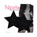 Neva Nude Pasty Star Glitter Black | SexToy.com