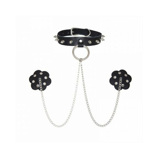Neva Nude Pasty With Collar and Chain | SexToy.com