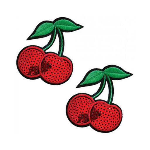 Neva Nude Sequin Cherry Pasties (2 Wears) - Red O/s - SexToy.com