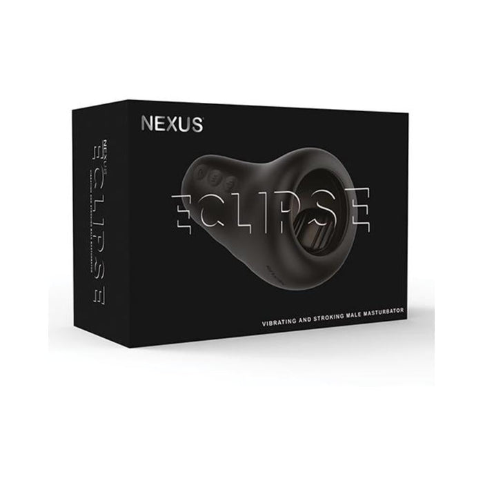 Nexus Eclipse Vibrating & Stroking Male Masturbator Black | SexToy.com