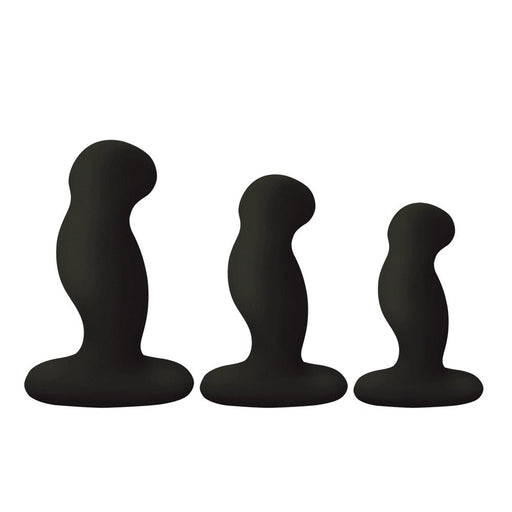 Nexus G-play Trio+ Unisex Vibrator Pack S/m/l Sizes Black - SexToy.com