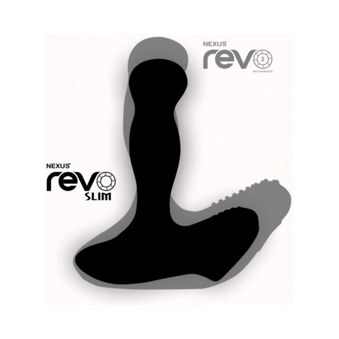 Nexus Revo Slim Remote Control Rotating Prostate Massager - Black | SexToy.com