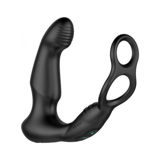 Nexus Simul8 Wave Edition Prostate Massager With Cock And Ball Ring Black - SexToy.com