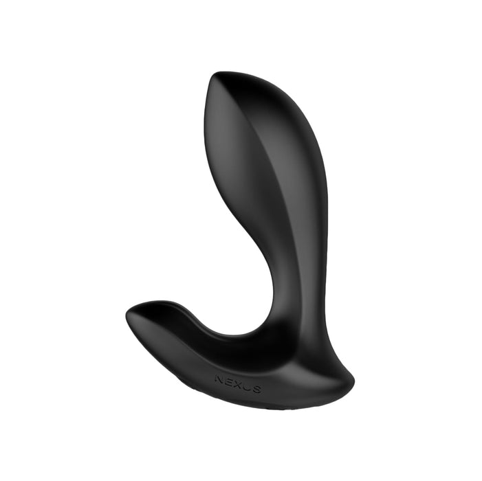 Nexus Tornado Rechargeable Remote-controlled Rotating & Vibrating Textured Silicone Anal Plug Black - SexToy.com