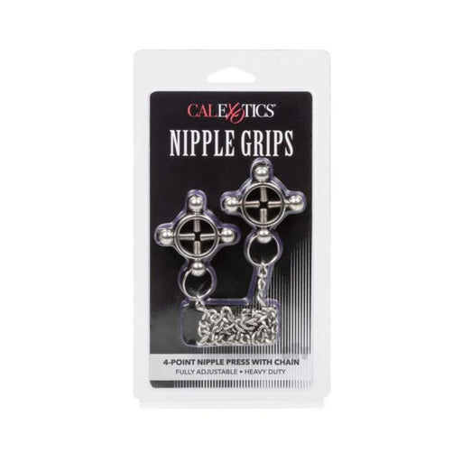 Nipple Grips 4-point Nipple Press W/ Chain - SexToy.com