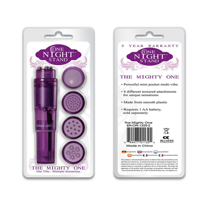 One Night Stand The Mighty One Pocket Rocket Purple - SexToy.com