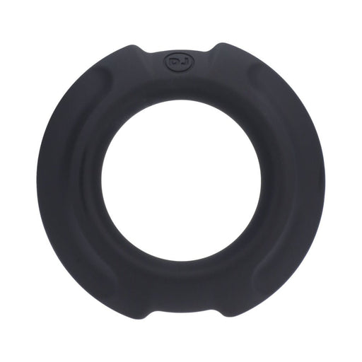Optimale Flexisteel Silicone, Metal Core Cock Ring 35 Mm Black - SexToy.com